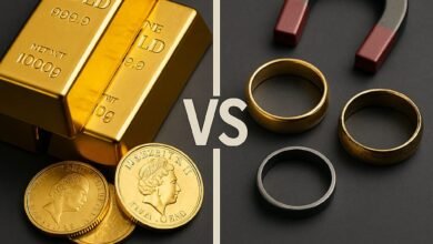 كيفية التفرقة بين الذهب الأصلي والمغشوش
