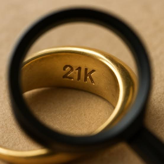 طرق التفرقة بين الذهب الأصلي والمغشوش